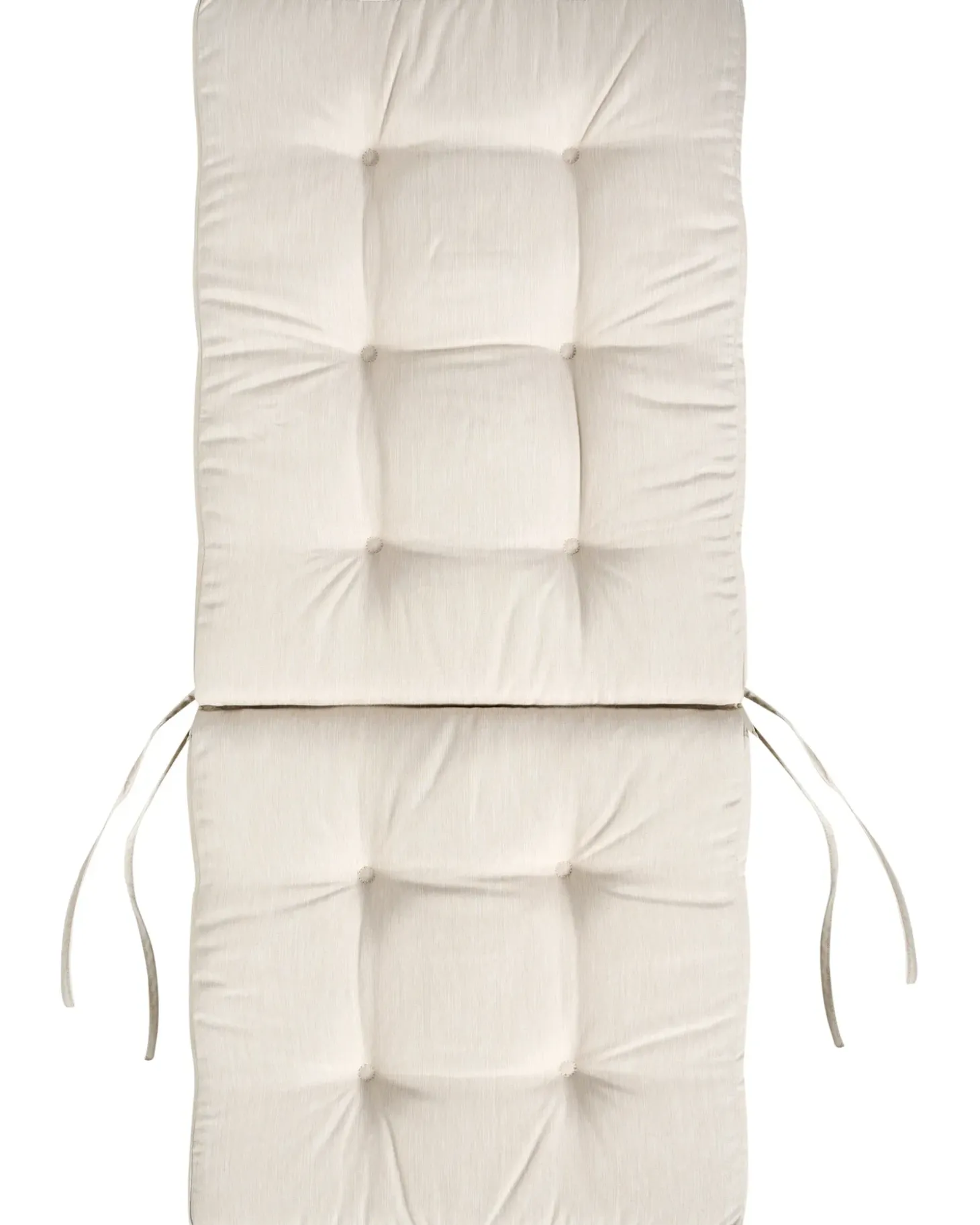 Sæt med 2 stole med puder MAUI PREMIUM Akacietræ Lys Beige