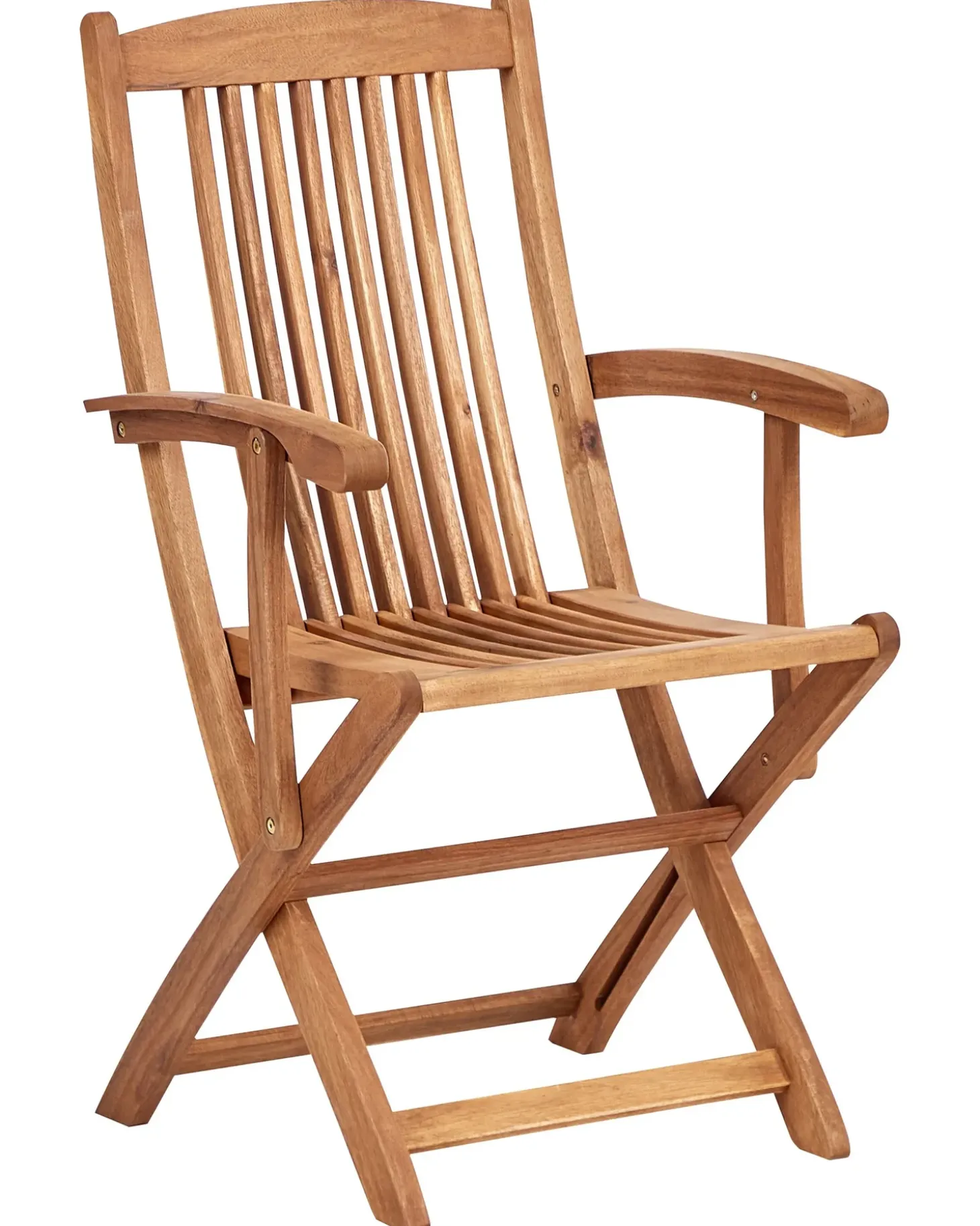 Sæt med 2 stole med puder MAUI PREMIUM Akacietræ Lys Beige