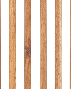 Sæt med 2 stole med puder MAUI PREMIUM Akacietræ Lys Beige