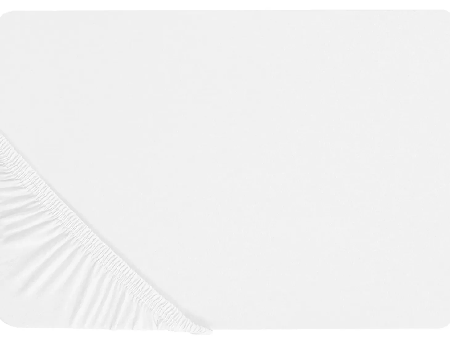 Stræklagen JANBU Bomuld 90 x 200 cm Hvid