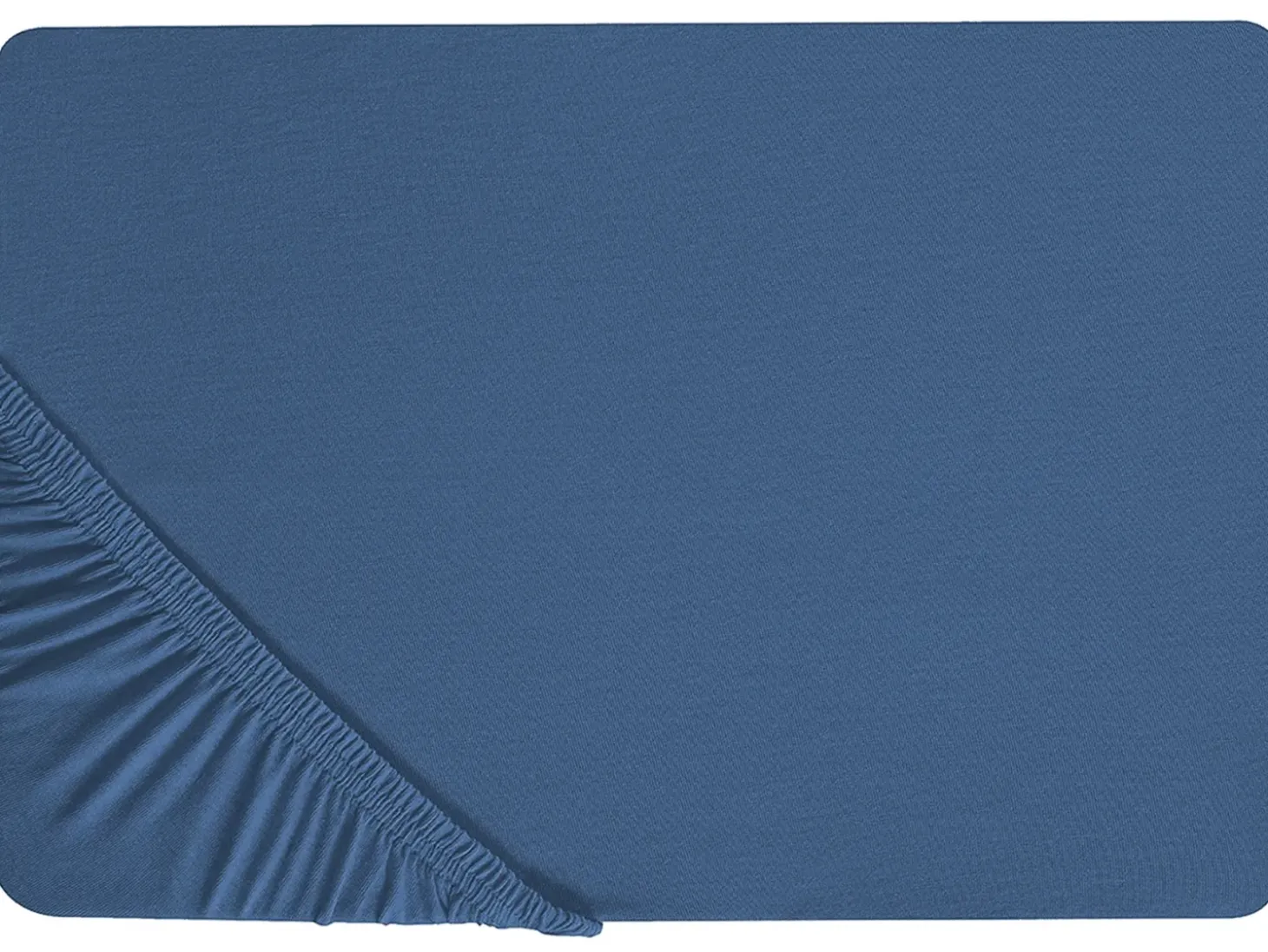 Stræklagen JANBU Bomuld 200 x 200 cm Navy Blå