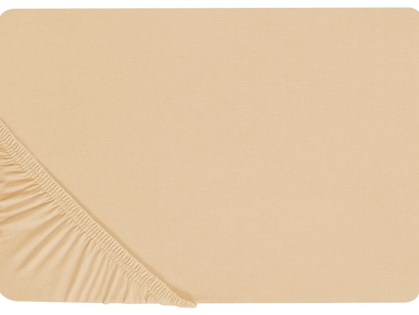 Stræklagen JANBU Bomuld 200 x 200 cm Sand Beige