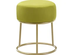 Taburet DELCO Velour Limegrøn