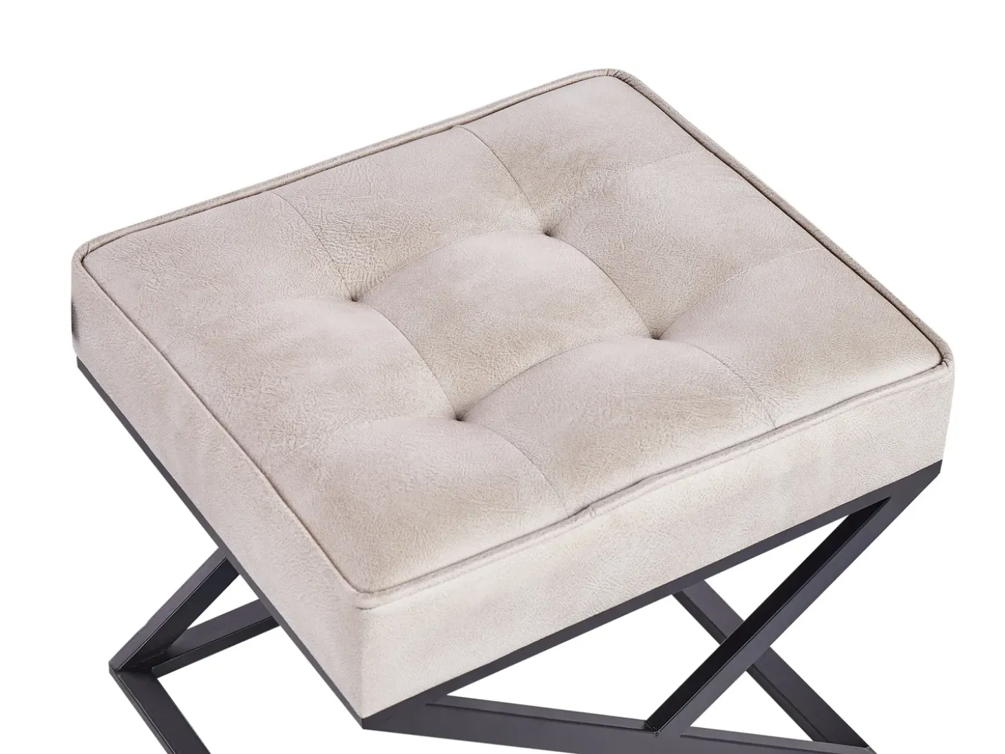 Taburet MURDO Kunstlæder Beige