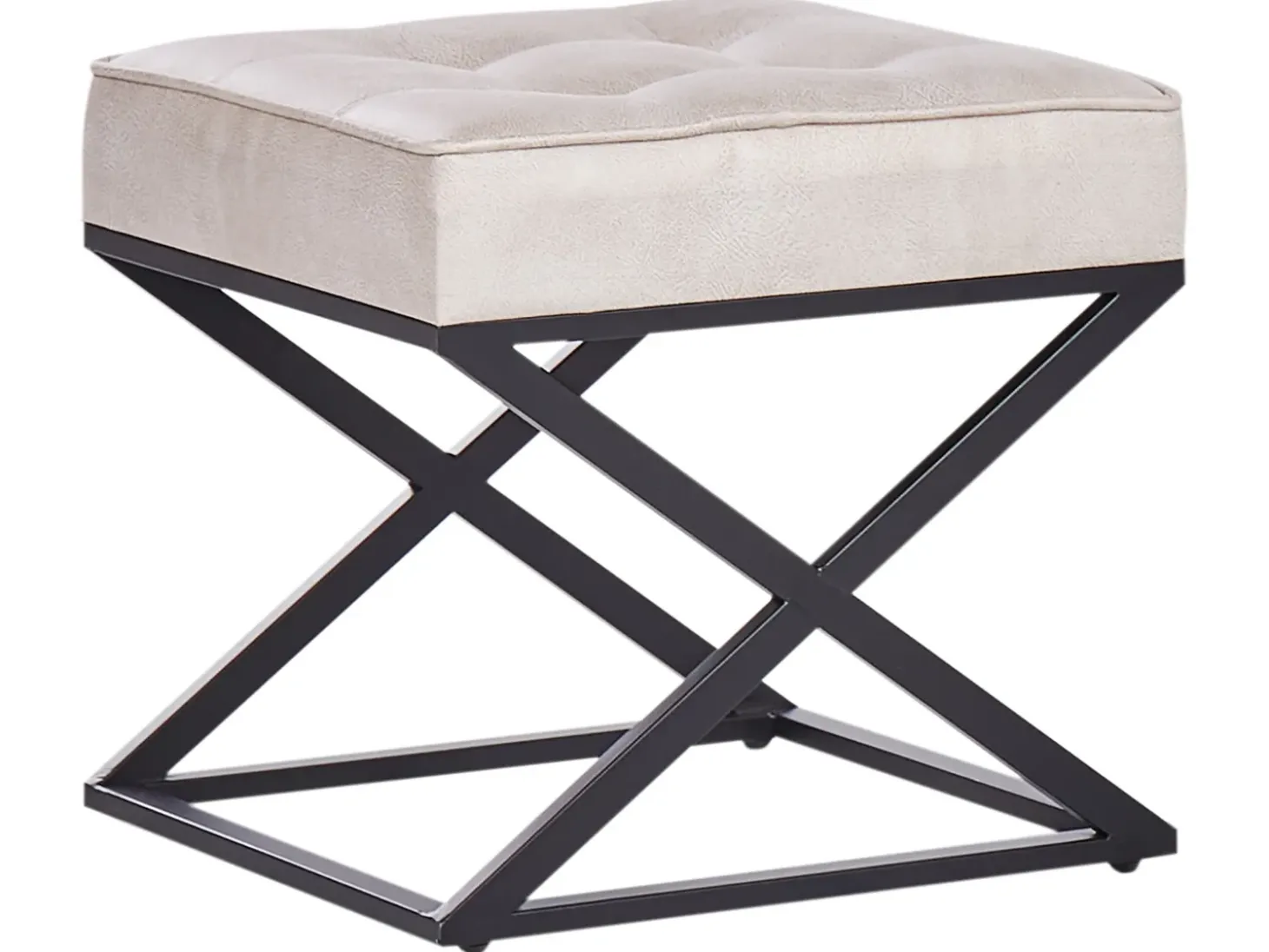 Taburet MURDO Kunstlæder Beige
