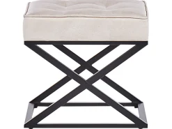 Taburet MURDO Kunstlæder Beige