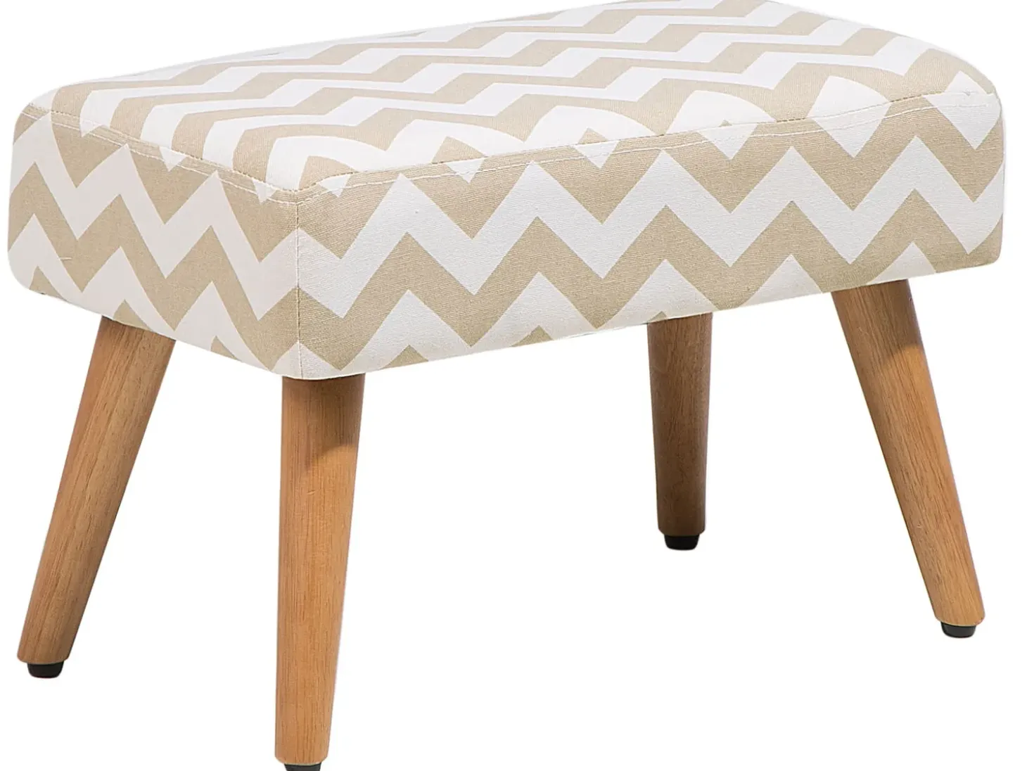 Taburet TAKOMA Bomuld Beige