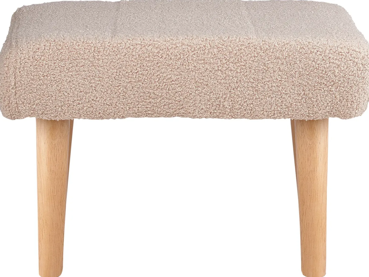 Taburet TAKOMA Boucle Lys Beige