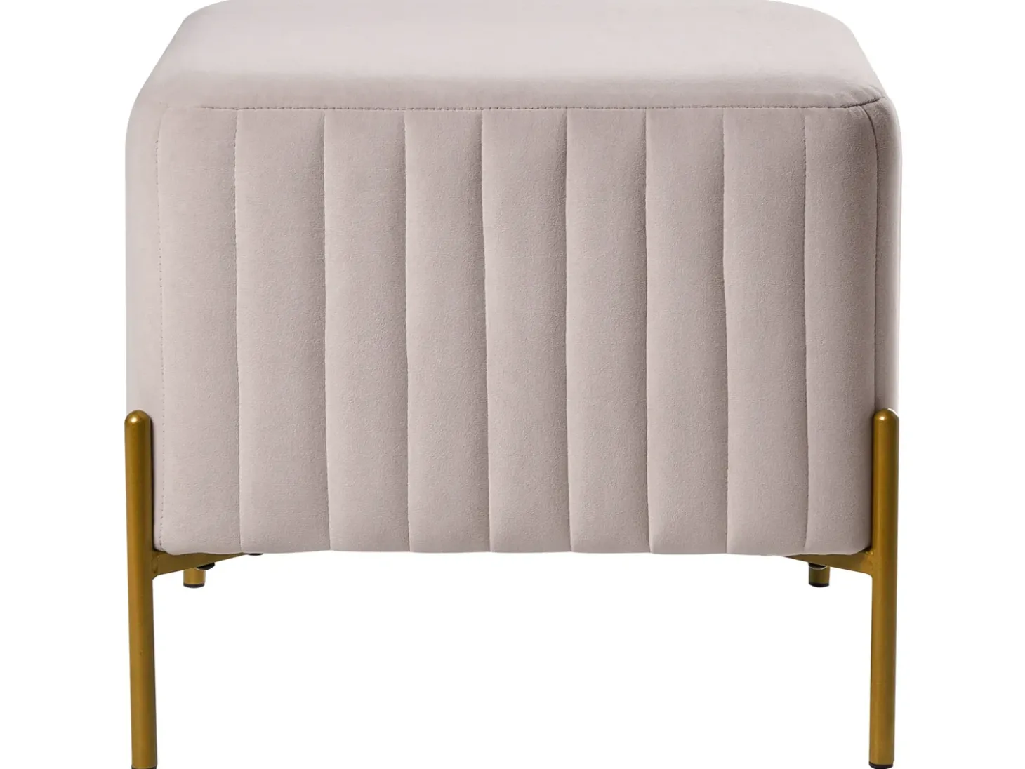 Taburet UTAH Velour Brungrå