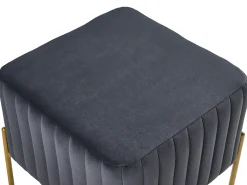 Taburet UTAH Velour Sort