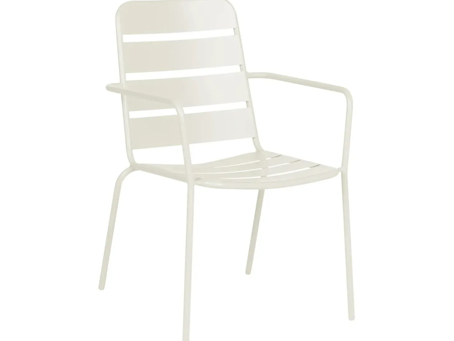 TERENZO 6 personers Havemøbelsæt Lys Beige Metal