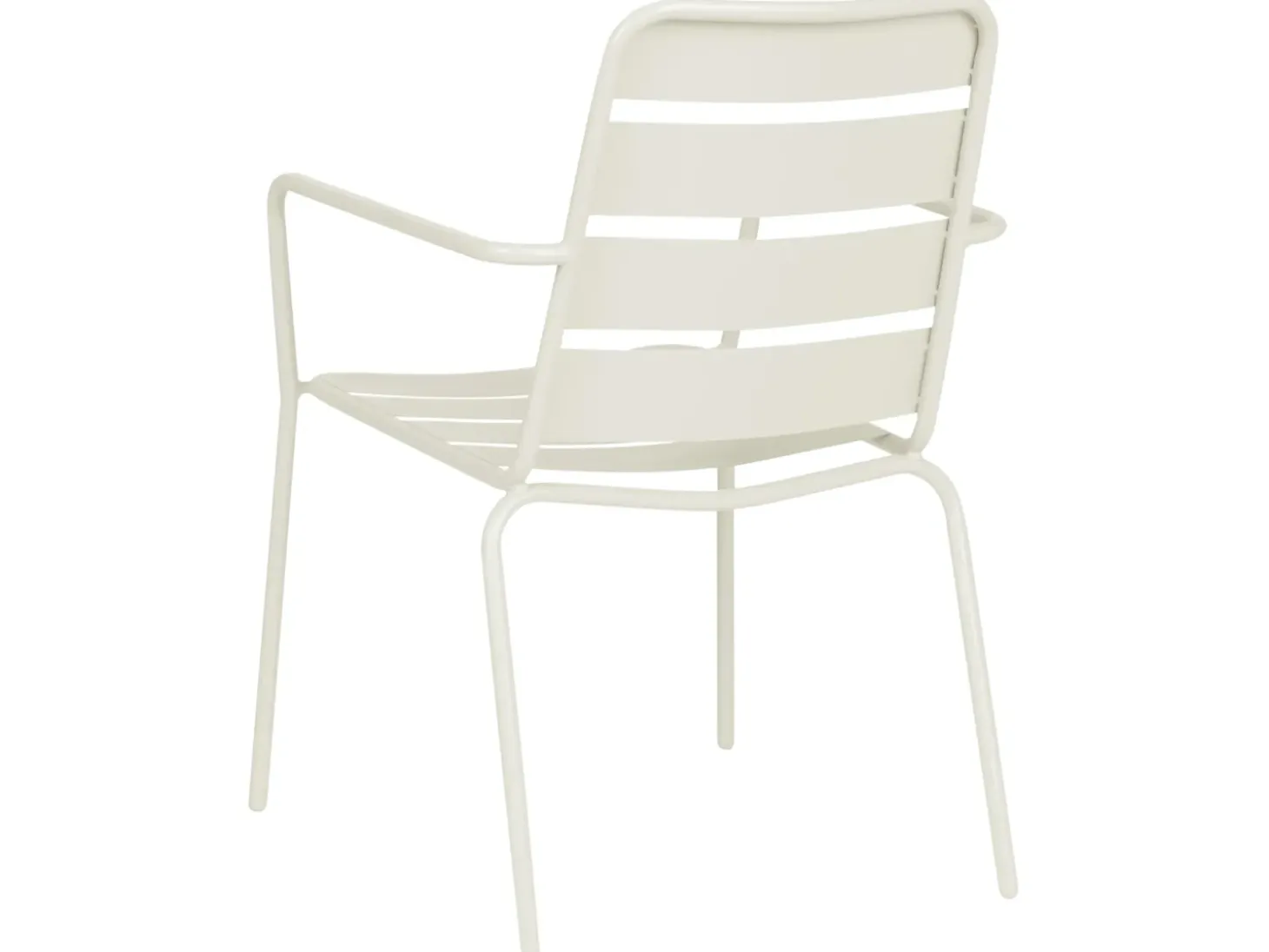 TERENZO 6 personers Havemøbelsæt Lys Beige Metal