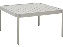 TERRACINA 2 personers Loungesæt med bord Lysegrå Metal