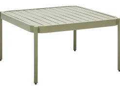 TERRACINA 2 personers Loungesæt med bord Olivengrøn Metal