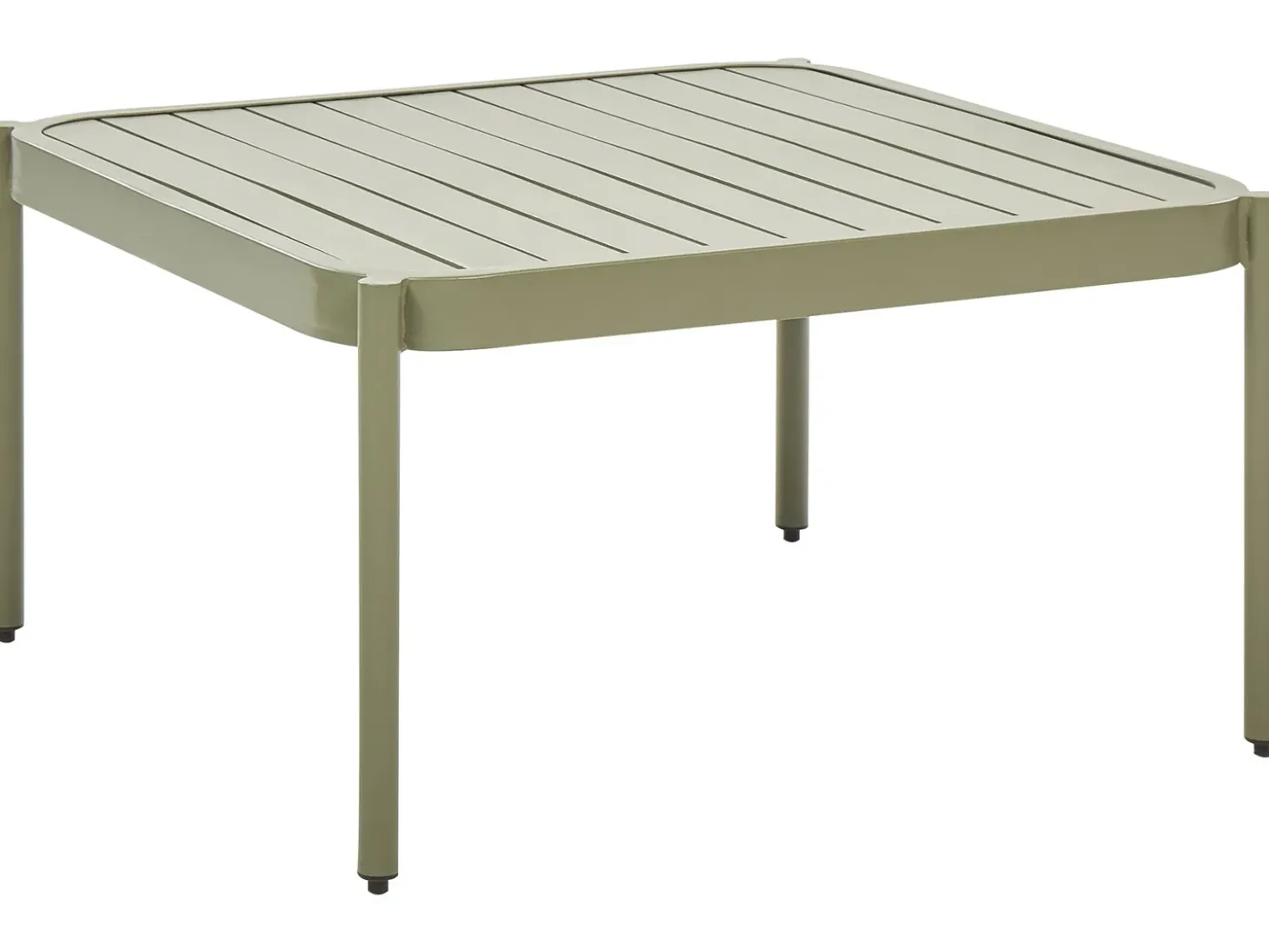 TERRACINA 2 personers Loungesæt med bord Olivengrøn Metal