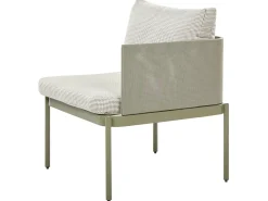 TERRACINA 2 personers Loungesæt med bord Olivengrøn Metal