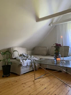 TIBRO 4 personers Hjørnesofa modul Højrevendt Lys Beige