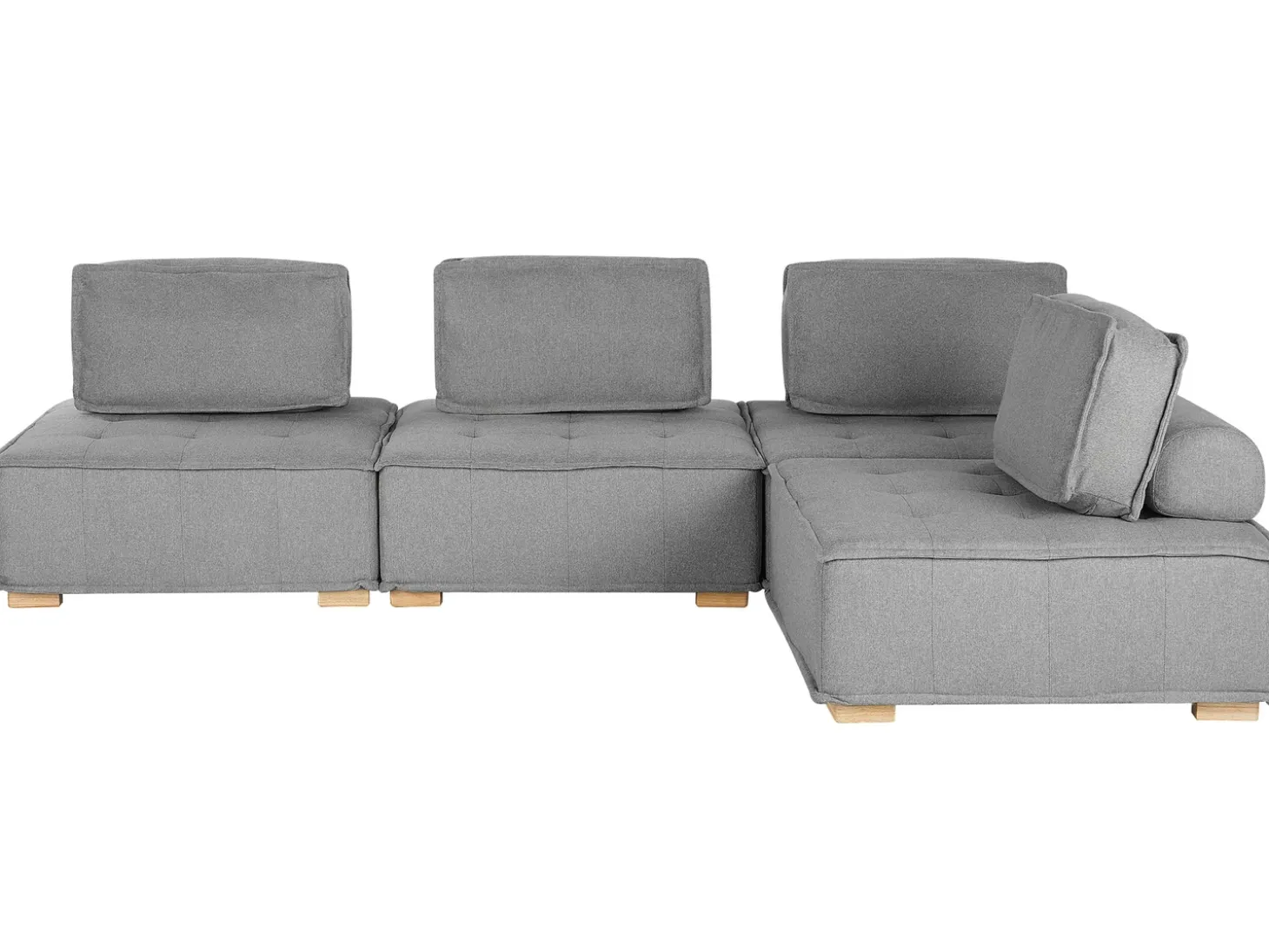 TIBRO 4 personers Hjørnesofa modul Højrevendt Grå