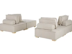 TIBRO 4 personers Modulsofasæt Lys Beige