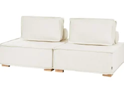 TIBRO 2 personers Modulsofa Cremehvid
