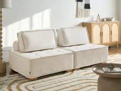 TIBRO 2 personers Modulsofa Cremehvid