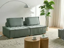 TIBRO 2 personers Modulsofa Lysegrøn