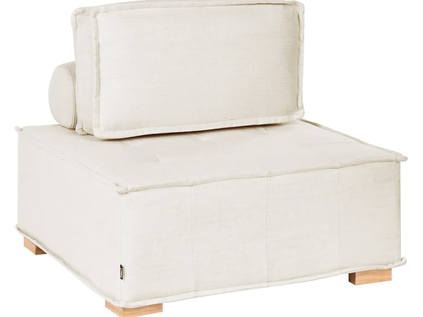 TIBRO 8 personers U-formet modulsofa Cremehvid
