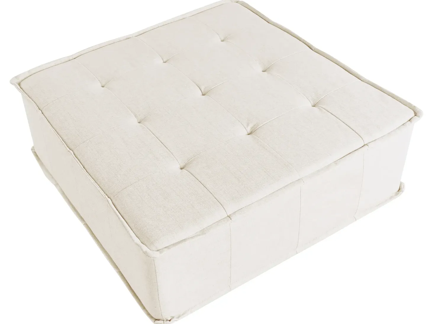 TIBRO 8 personers U-formet modulsofa Cremehvid