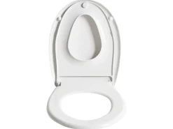 Toiletbræt FAGNANO Soft close 2 i 1 Duroplast Hvid