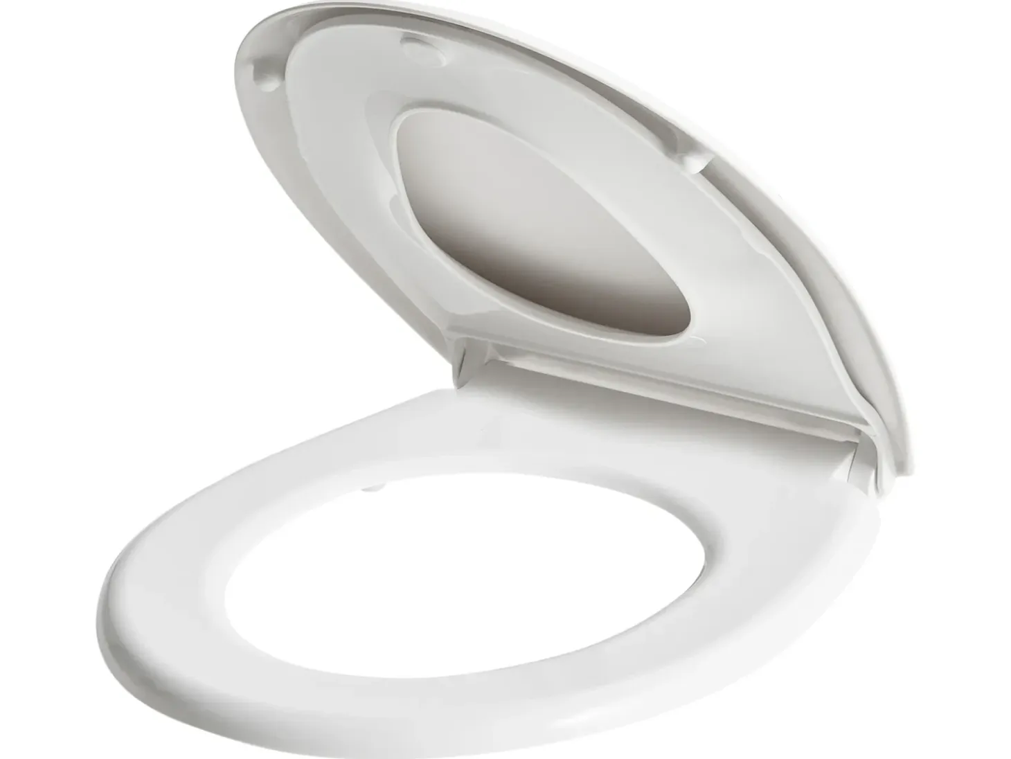 Toiletbræt FAGNANO Soft close 2 i 1 Duroplast Hvid