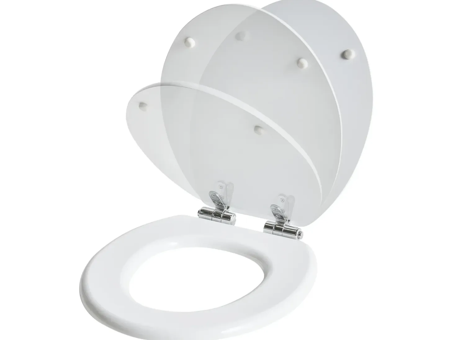 Toiletbræt MAZARUNI Soft close MDF Hvid