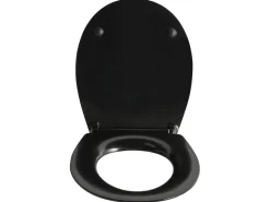 Toiletbræt PUTUMAYO Slank Soft close Duroplast Sort