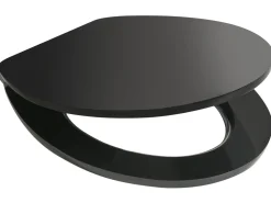 Toiletbræt INIRIDA Soft close MDF Sort
