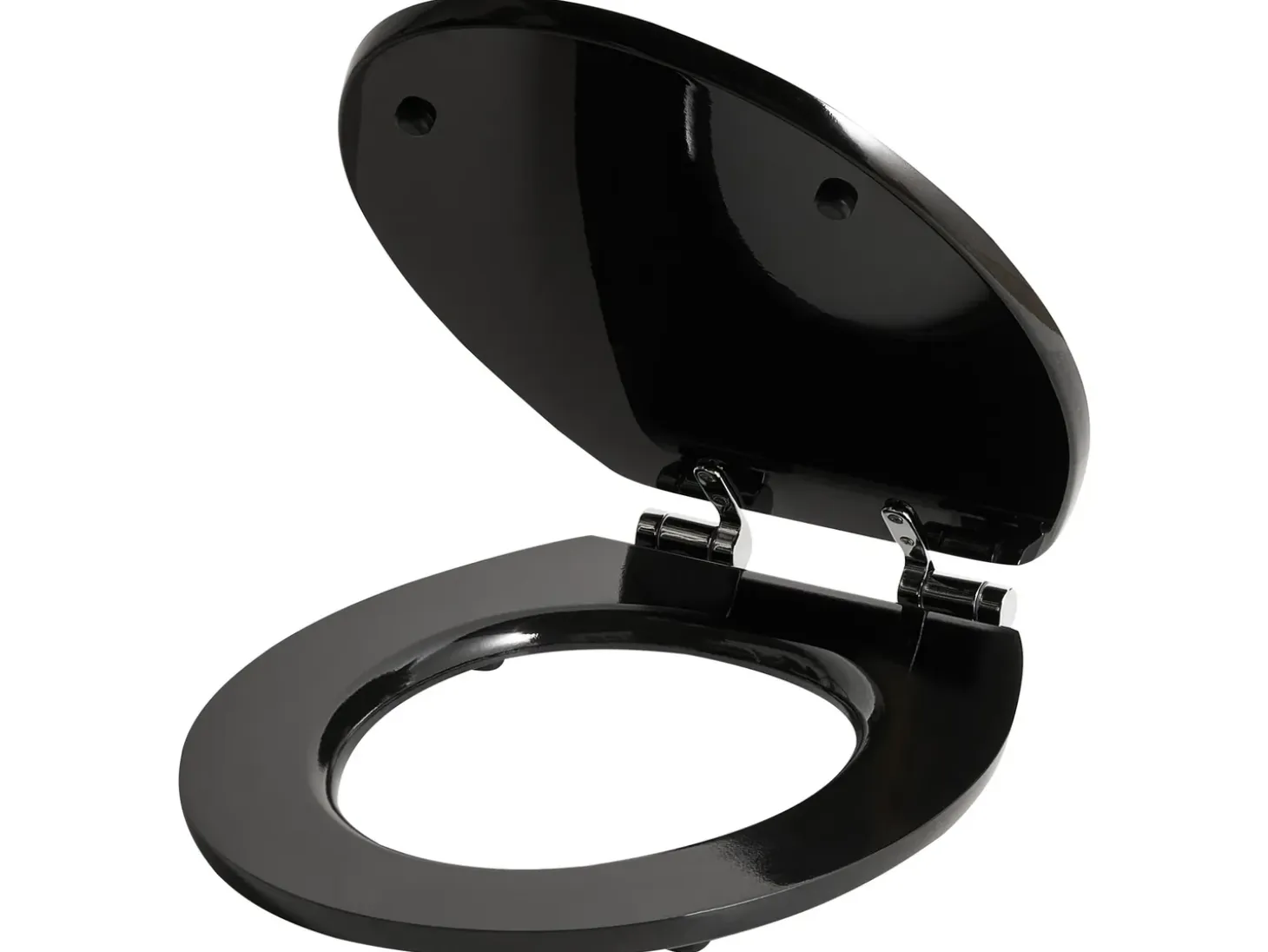 Toiletbræt INIRIDA Soft close MDF Sort