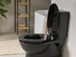 Toiletbræt INIRIDA Soft close MDF Sort