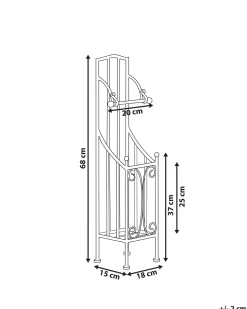 Toiletpapirholder BRISA Metal Sort