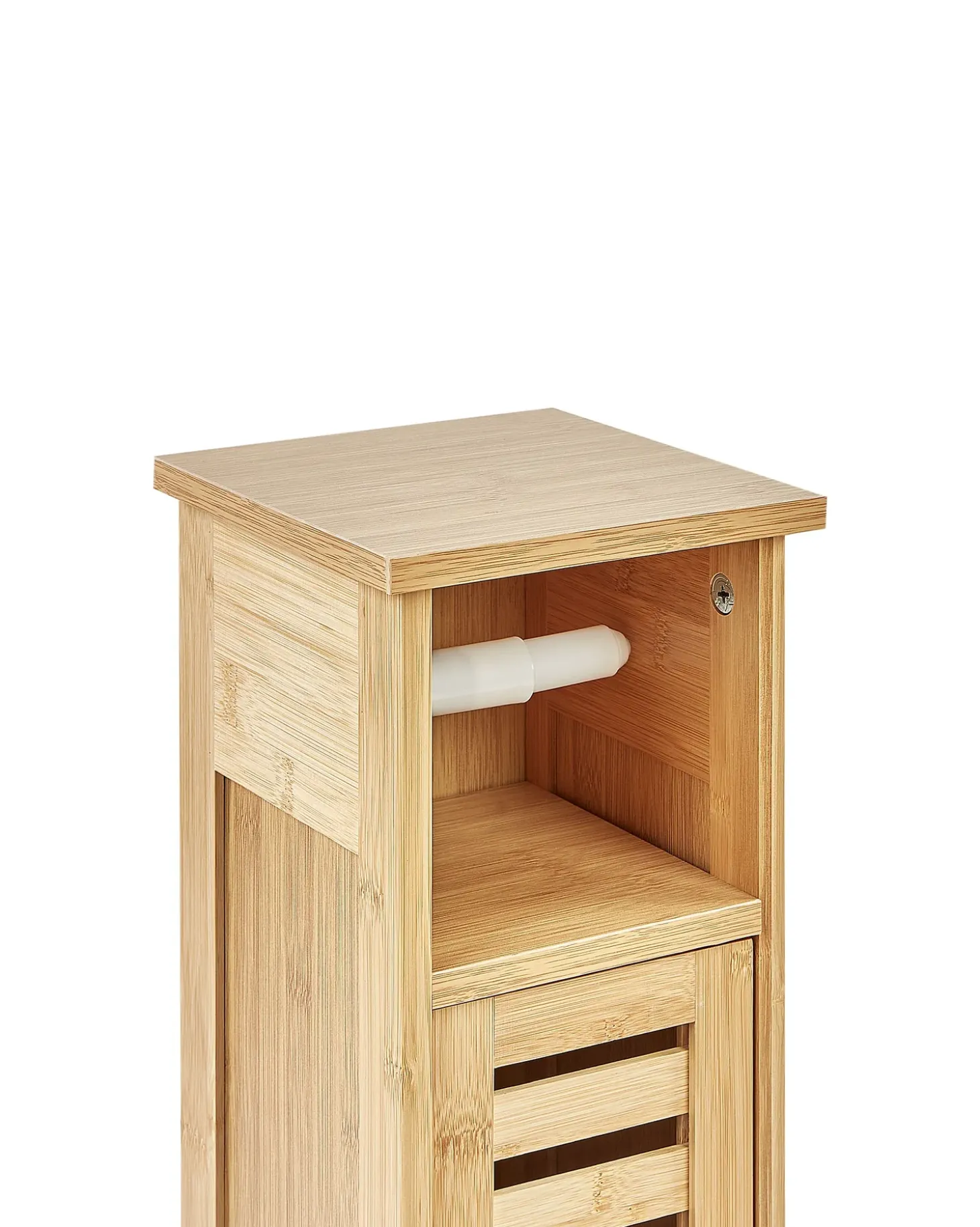 Toiletpapirskab OLATHE Bambus Lysebrun