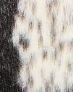 Tæppe af imiteret koskind NAMBUNG Sort 60 x 90 cm
