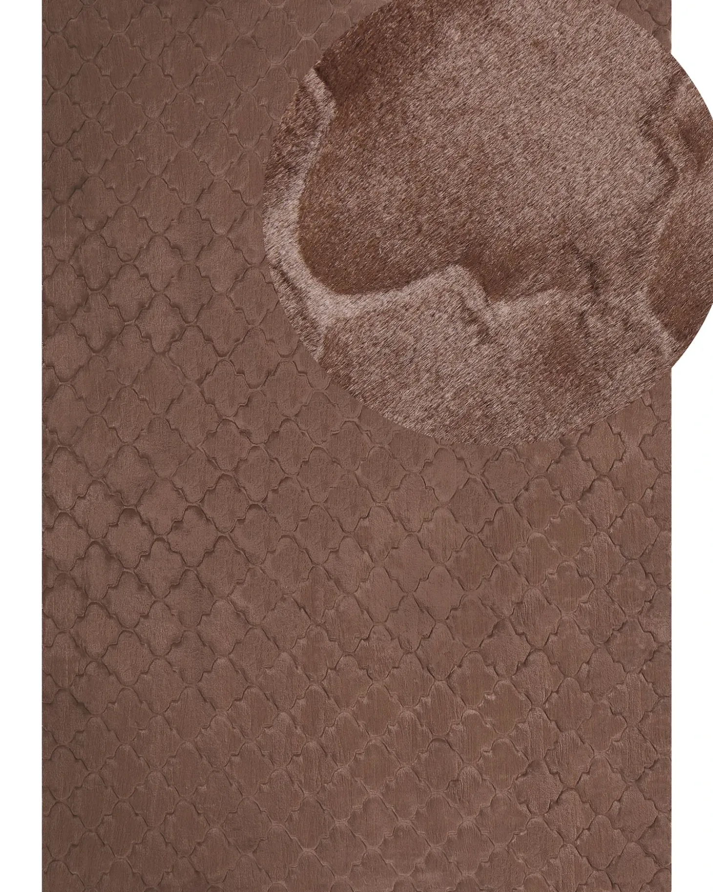 Tæppe af kunstpels GHARO Brun 160 x 230 cm