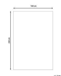 Tæppe af kunstpels GHARO Hvid 160 x 230 cm