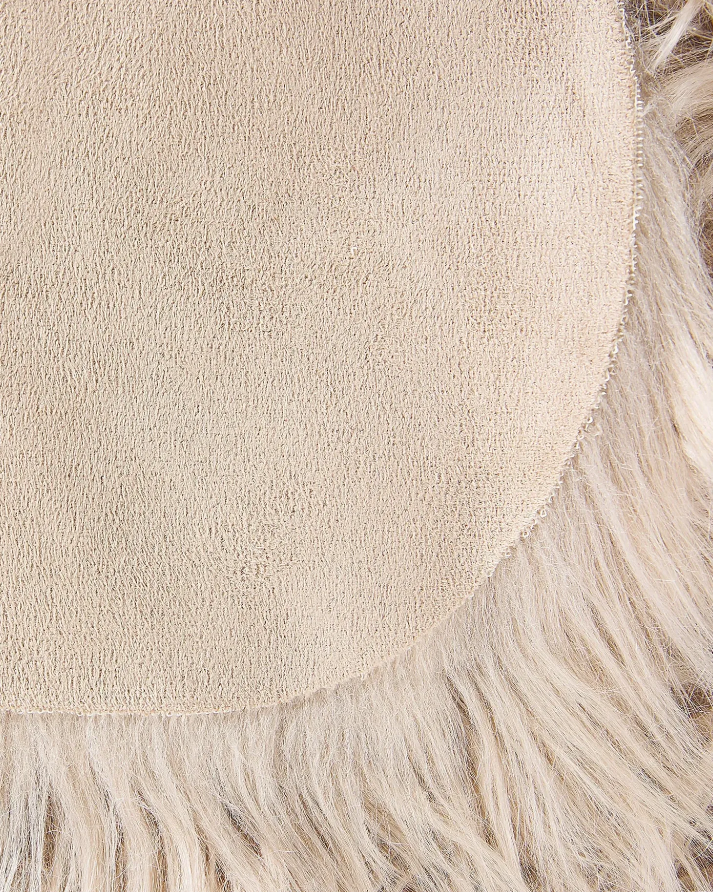 Tæppe af kunstpels MUNGO Beige 63 x 95 cm