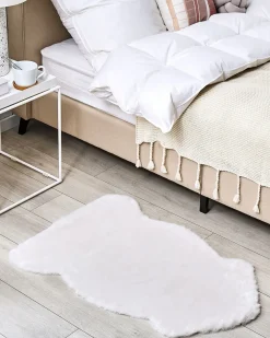 Tæppe af kunstpels UNDARA Beige 60 x 90 cm