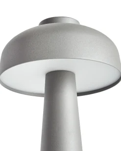 Trådløs LED-bordlampe AGUSAN Med dæmpning Metal Grå