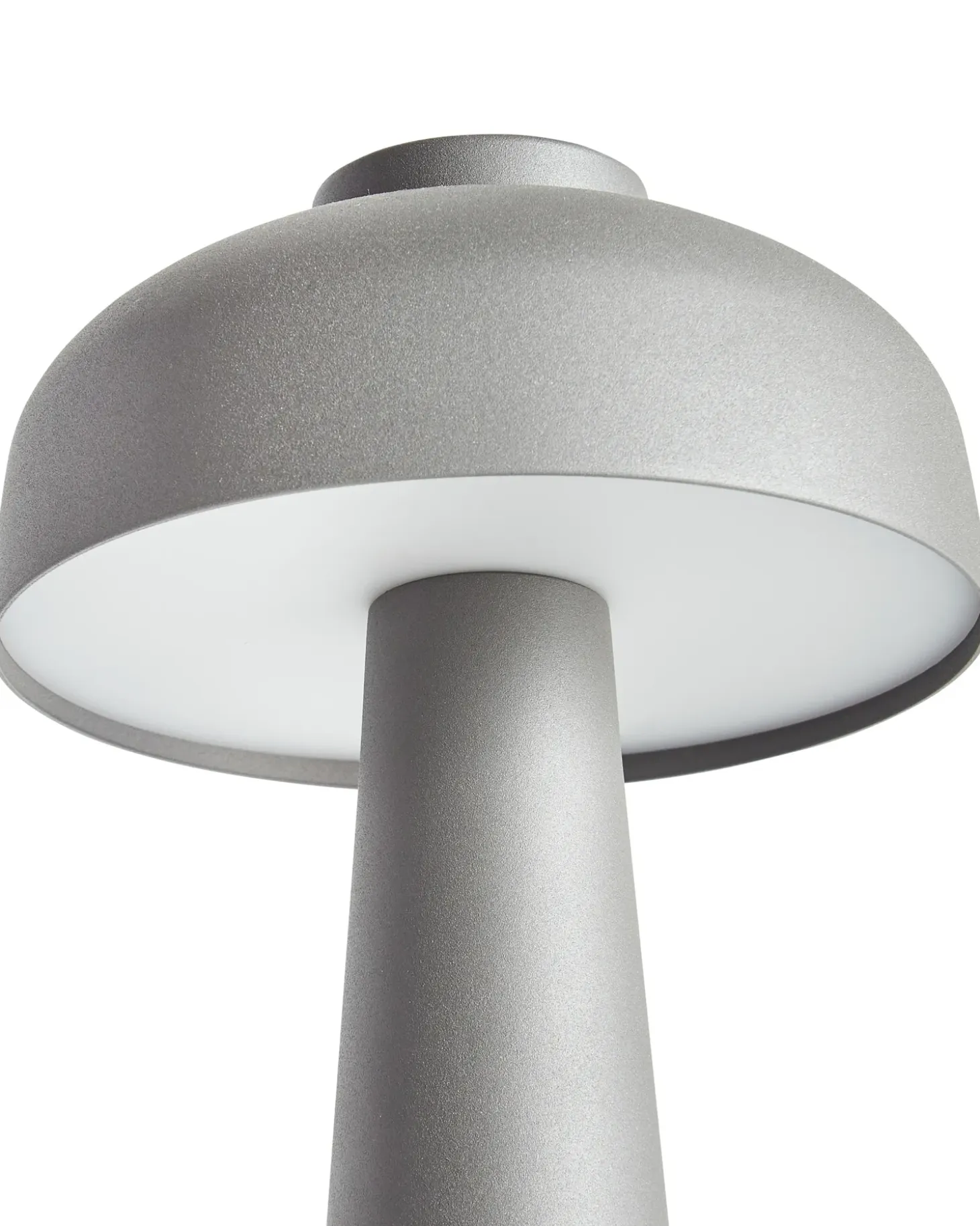 Trådløs LED-bordlampe AGUSAN Med dæmpning Metal Grå