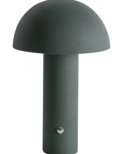 Trådløs LED-bordlampe BOJO Med dæmpning Metal Mørkegrøn