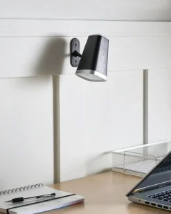 Trådløs LED-bordlampe MUSCA Med dæmpning Sort