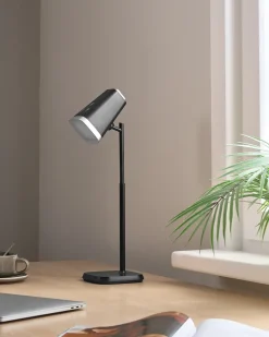Trådløs LED-bordlampe MUSCA Med dæmpning Sort