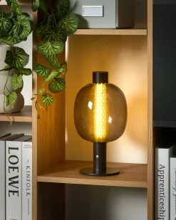 Trådløs LED-bordlampe PULANGI Med dæmpning Metal Sort