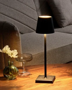 Trådløs LED-bordlampe BACEIRO Med dæmpning Metal Sort