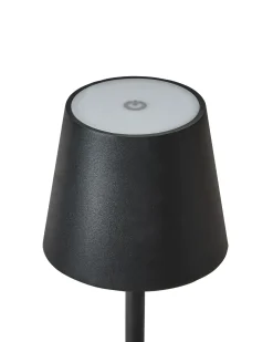 Trådløs LED-bordlampe BACEIRO Med dæmpning Metal Sort